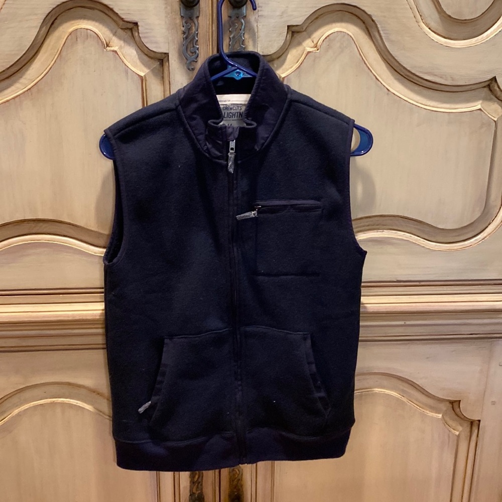 Crewcuts navy vest in good used condition